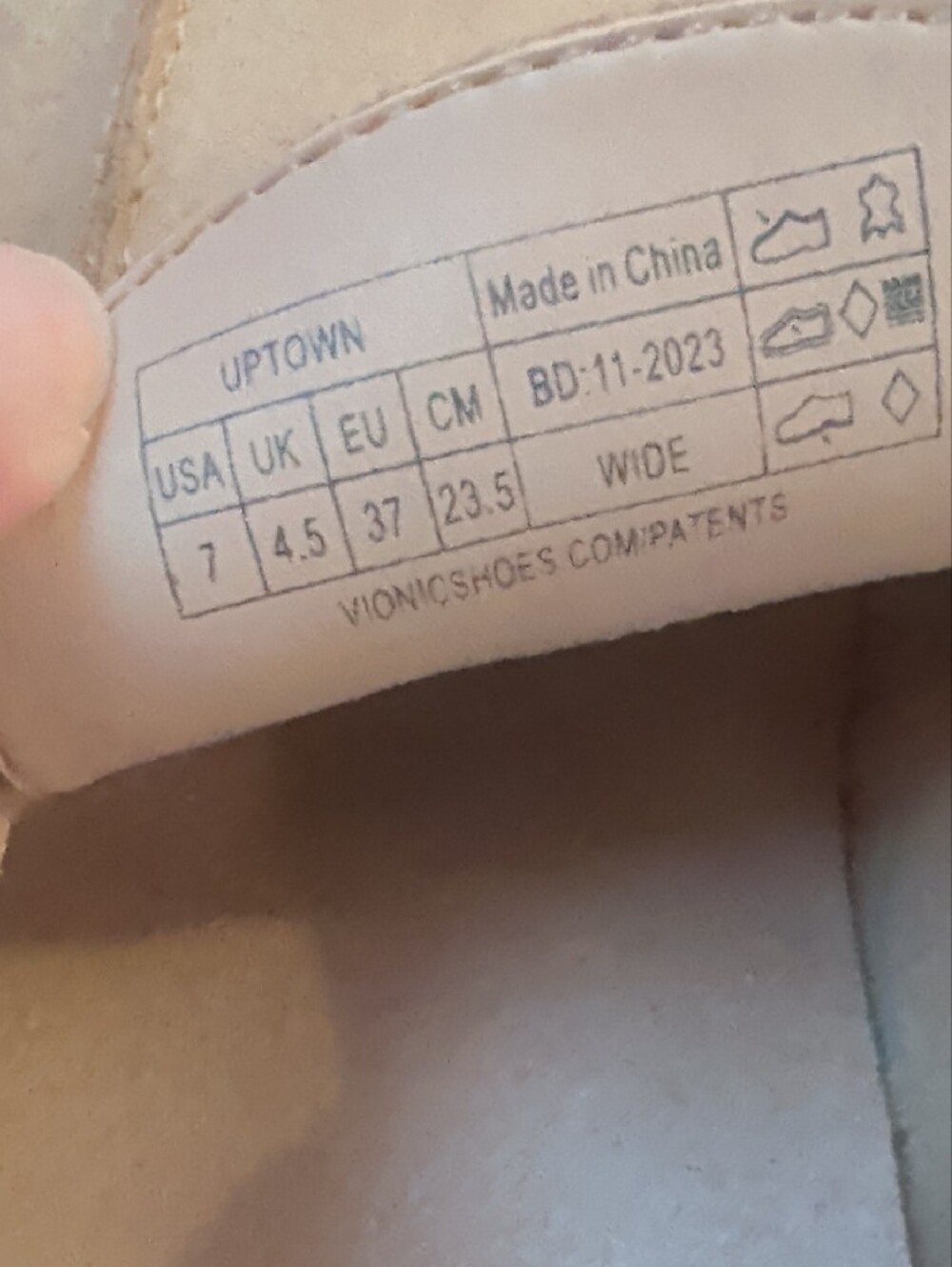 Vionic Women’s Beige/Tan Suede Slip-On Uptown Loafers - Picture 5 of 5